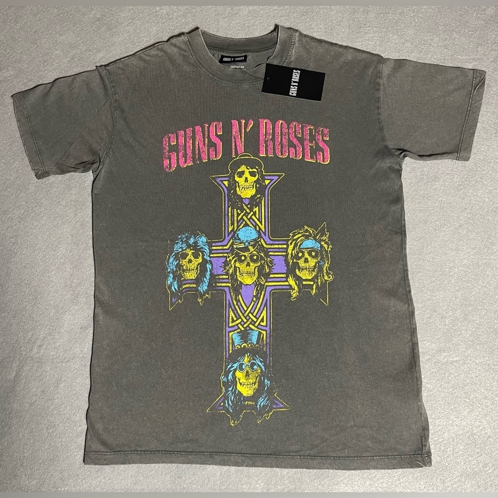 Guns N’ Roses T-Shirt Gray Size XXS Relaxed Boyfriend Tee
